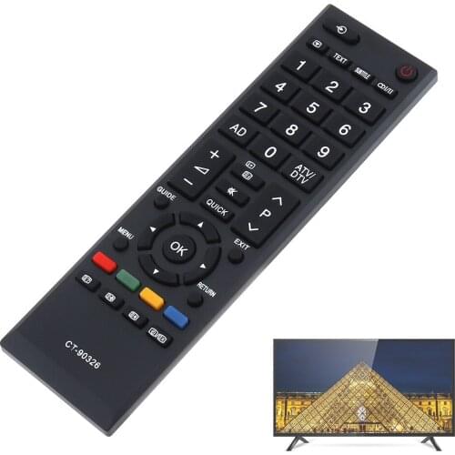 Universal Wireless TV Remote Control 433mhz Replacement Remote Controller Fit for Toshiba CT-90326/CT-90380/CT-90336/CT-90351