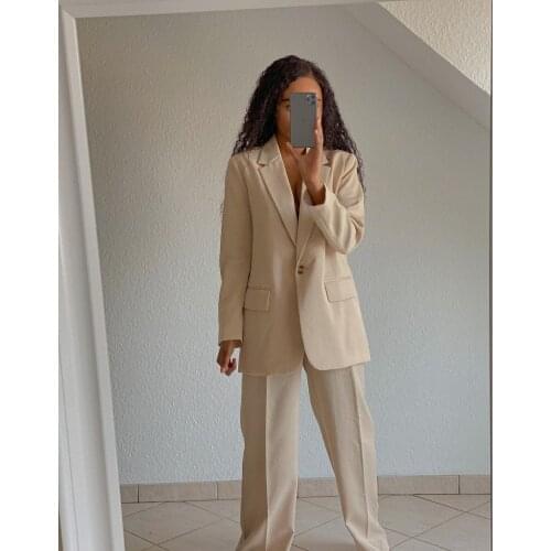 2021 spring new one-button small suit female Korean version of self-cultivation temperament drape and thin suit jacket
