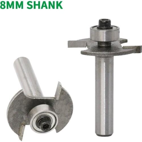 1PC 8MM Shank Milling Cutter Wood Carving T-Slot Milling Cutters Biscuit Joint Slot Cutter Jointing Slotting Router Bit Woodwork