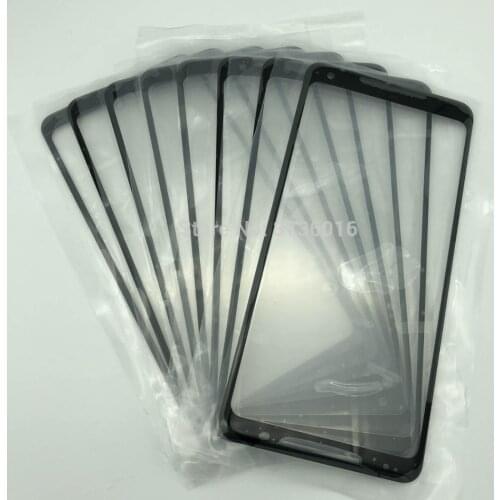 2pcs High quality Front Glass HTC Google Pixel 2XL 2 XL Curved Screen Crack Glass Replacement Repair