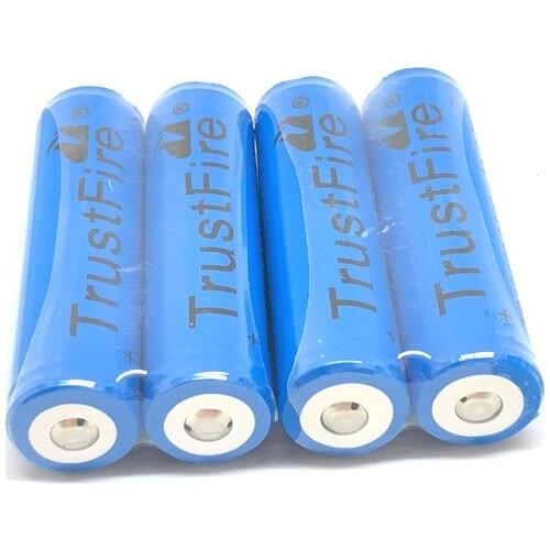 20pcs/lot TrustFire TR18650 3.7V 2500mAh 18650 Rechargeable Lithium Protected Battery with PCB Power Source For LED Flashlights