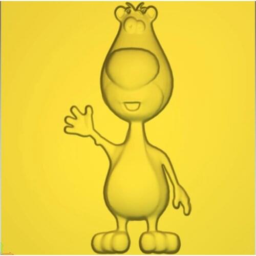 3d model relief for cnc in STL file Bear_2