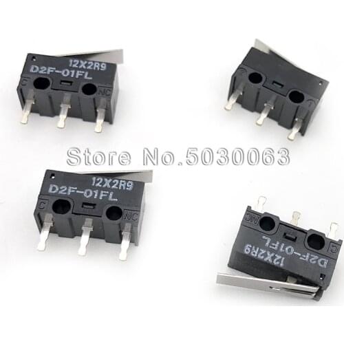 50pcs/lot Micro-switch Omron D2F-01FL mouse micro-key switch touch switch