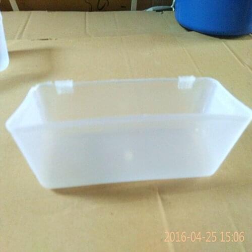 Free shipping 10pcs/lot white color Birds food box parrot pigeon food box plastic birds food feeder