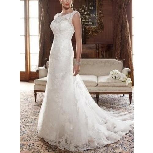 Free shipping custom femininas gowns with sheer sleeves LACE bead Ball BRIDAL ivory white Custom size mother of the bride dress