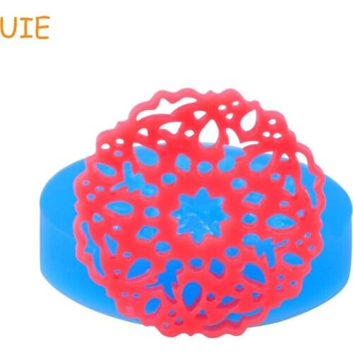HYL297U 33.7mm Flower Silicone Mold - Fondant, Cake Decorating Tools, Gum Paste, Scrapbooking, DIY Handmade, Resin Clay