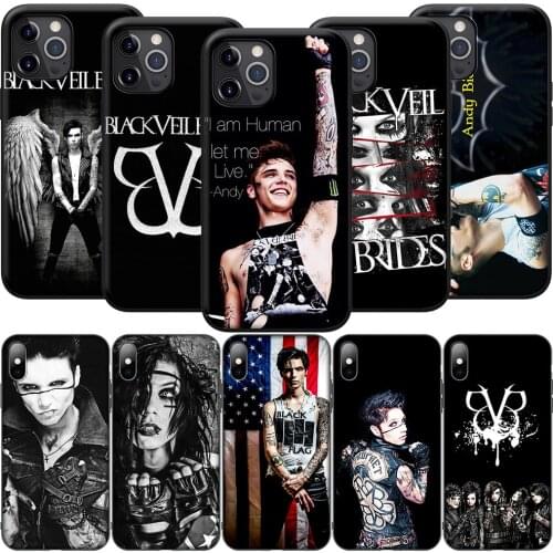 GX19 Andy Biersack Veil Brides BVB Silicone Soft Case for iPhone 12 Mini 11 Pro XS Max XR X 8 7 6 6S Plus 5 5S SE 2020