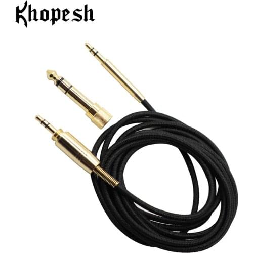 Khopesh 3.5MM Audio Cable Replacement Headphone Cable For V-MODA Crossfade M-100 LP LP2 M-80 V-80 Headphone Cords Male To Male