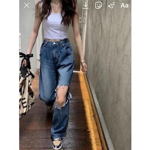 KKUI FRQO Women's Straight Trousers