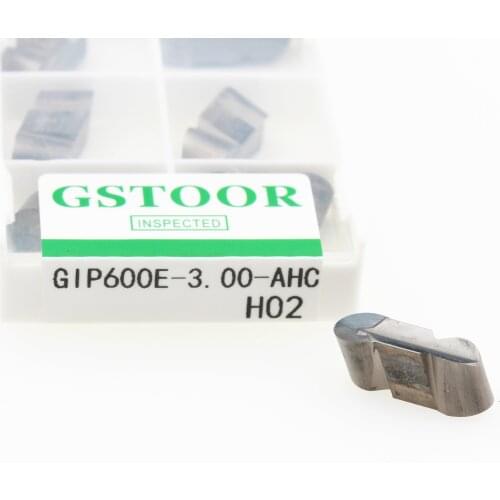 10PCS GIP600E-3.00 AHC H02 Carbide Inserts Lathe Wheel Blades Turning Tool Parts For Aluminum