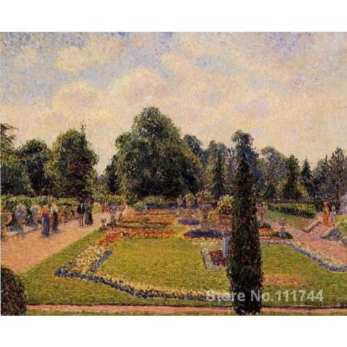 Buy a painting Kew Gardens Path to the Great Glasshouse Camille Pissarro home decor High quality Hand painted