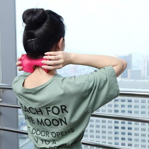 Neck and neck massager household manual meridian massage ball point neck, shoulder and neck massager