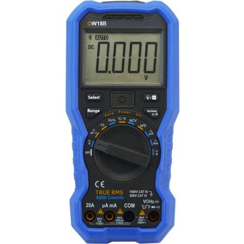 OW18B OWON Multimeter 5999 Counts With Flashlight Digital Multitester Ammeter Avometer