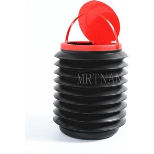 4L Folding Trash Collapsible Fish bucket Fishing Bucket Outdoor Camping Garbage Plastic Bucket Storage Box Container