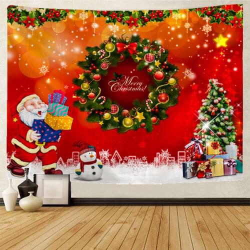 Christmas tapestry Christmas party wall decoration tapestry Christmas bar DIY party decorationarty Decoration Tapestry Halloween