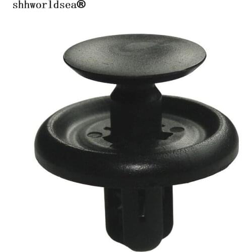 Shhworldsea 100pcs car plastic clip and fasteners engine under cover push type retainer for Toyota 90467-07201 9046707201