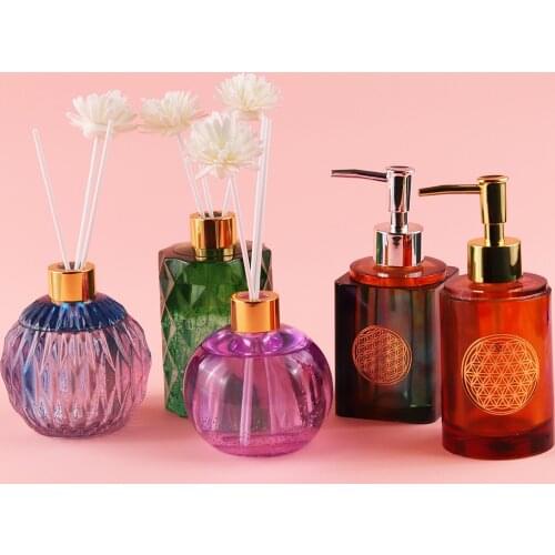 Silicone Mold For DIY Epoxy Resin Aromatherapy Perfume Refillable Bottle Molds Cosmetic Container Essential Oil Jar Mould Tool