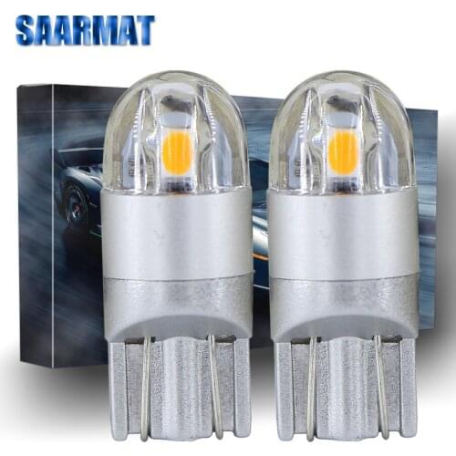 Pair White 168 2825 T10 LED Bulbs Side Under Mirror Puddle Light For Lexus VW skoda octavia kia rio bmw e90 ford focus W5W bulb