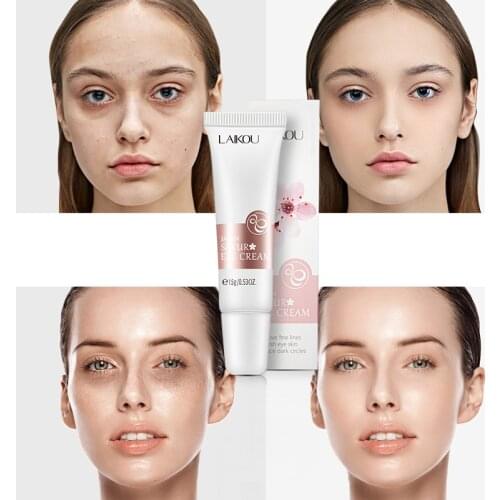 Eye Cream Sakura extract Serum Anti-Wrinkle Anti-Age Remover Dark Circles Eye Care Against Puffiness And Bags TALM2
