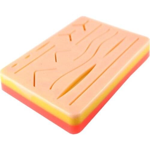 High Quality Surgical Skin Suture Practice Silicone Pad with Wound Simulated Skin Suture Module