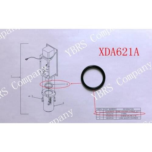 XDA621A O-ring For Waste Or Count Syringe For ABX P60 P80 Pentra60 Pentra80 MS60 MSCRP 60C+ 80 XL80 Beckman 5Diff CP AL OV