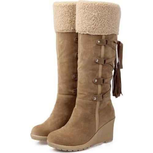 YSHUNIJ Women's Wedge Ankle Boots