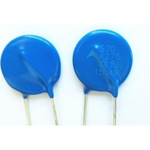 4pcs/lot S20K275 VARISTOR 430V 12KA DISC 20MM B72220P3271K101