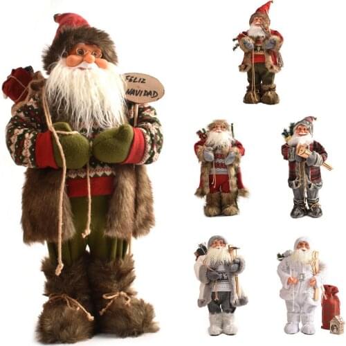 45cm Santa Claus Doll Christmas Ornaments Christmas Gifts Christmas Decoration Gifts Christmas Dolls Decorations For Home