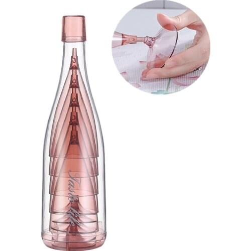 5pcs Portable Travel Wine Glass Set Creative Plastic Beer Drink Juice Cup Champagne Glasses Cocktail Goblet Bar Accessories