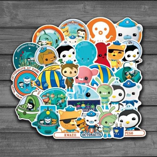 50pcs/Lot Anime Child Cartoon Stationery Stickers Laptop Sticker Decal Fridge Skateboard Car PVC Graffiti Kids Toys Stickers