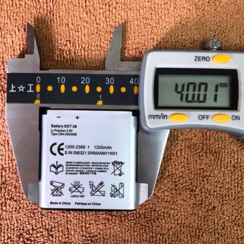 2pcs/lot Rechargeble battery BST-38 Batteries BST 38 BST38 Phone Battery Bateria for Sony Ericsson W580 W580i w760 T650 X10