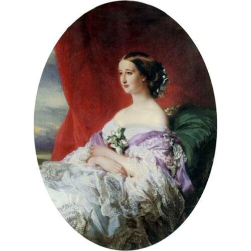 Free shipping classical court figure beautiful dame portrait oil painting canvas prints on canvas wall art decoration picture