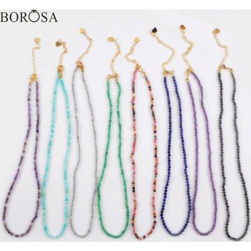 Чокеры из бусин BOROSA China At AliExpress