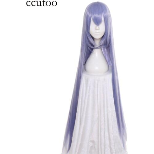 Ccutoo 100CM Akame ga KILL! Esdeath Blue Straight Synthetic Hair Cosplay Wig