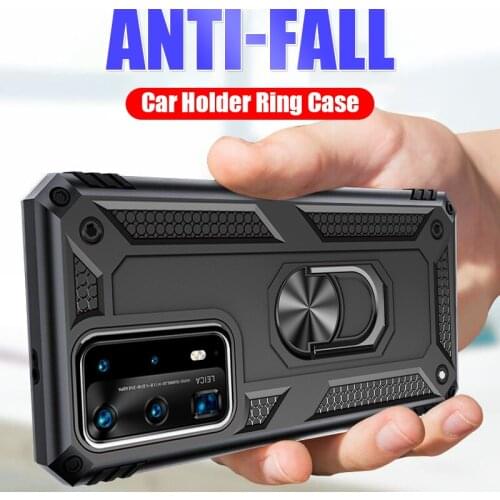 For Samsung Galaxy S20 FE Case M51 M01 A01 Core M31 M21 Armor Car Magnet Holder Stand Ring Cover Samsung Note 20 Ultra S20 Plus
