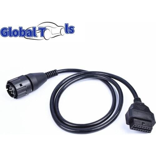 ICOM D Diagnostic Cable iCOM D 10Pin Motorcycles to OBD2 16Pin For BMW 10Pin Adapter to OBD Diagnostic Cable