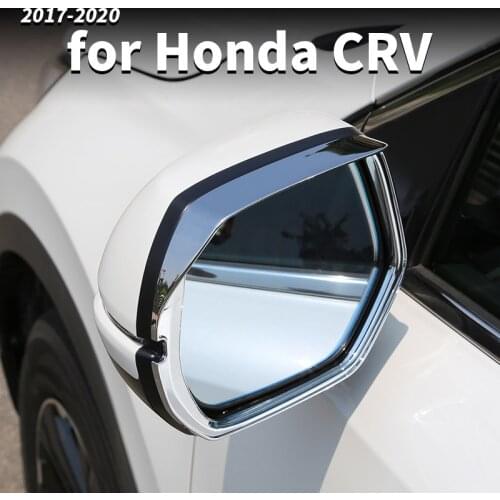 For Honda Crv CR-V 2017 2018 2020 Mirror Mirror Rain Eyebrow Frame Cover Crv Back Mirror Mirror Visor Trim Modified Decorative C