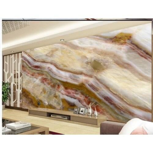 Photo wallpaper High quality 3D stereoscopic 3d marble 3d nature wallpapers Home Decoration
