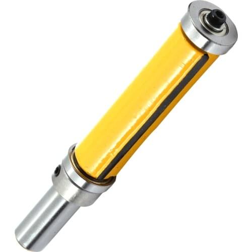 1pc Flush Trim Pattern Router Bit 1/2'' Shank Top & Bottom Bearing Milling Cutter For Woodworking Tool