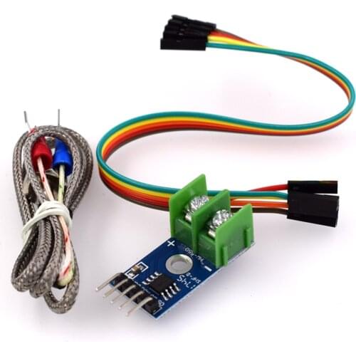 MAX6675 Module + K Type Thermocouple Thermocouple Senso Temperature Degrees Module