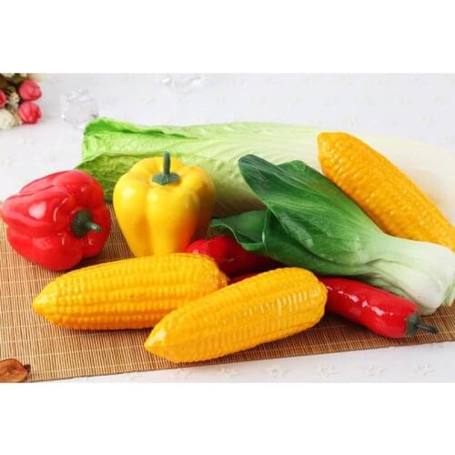 PU simulation vegetable and fruit model photography props window display hotel restaurant restaurant home decoration Pumpkin