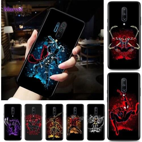 Silicone Cover Marvel Cool Superhero For OnePlus Nord N10 N100 8T 7T 6T 5T 8 7 6 Pro Plus 5G Phone Case Cover Shell Coque