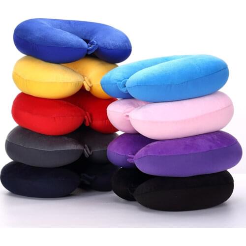 U Shaped Travel Pillow Particles Neck Car Plane Pillows Soft Cushion Home Outdoor Textile U Shaped,Soft,Particles,Cushion Hot