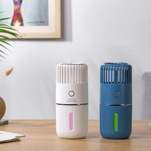 Rain Dew Humidification with Night Light Air Cleaner Deodorization Sterilization Car Household Mute USB Air Purifier