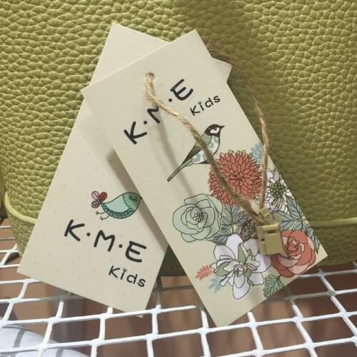 Matte/glossy face custom garment hang tag printing/clothing main tag printed Tag/clothing swing dress luggage bags tags