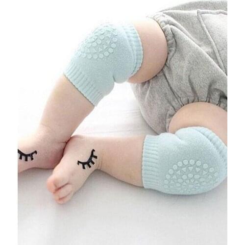 1 Pair Baby Knee Pad Kids Safety Crawling Elbow Cushion Non-slip Infant Leg Knee Support Protector For 6-24 Months Baby Toddlers