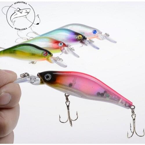 1Pcs 10cm/11.5g Suspension Laser Minnow Lure Wobblers Crankbait Artificial Hard Carp Fish Isca Swimming 0.6m-2.4m