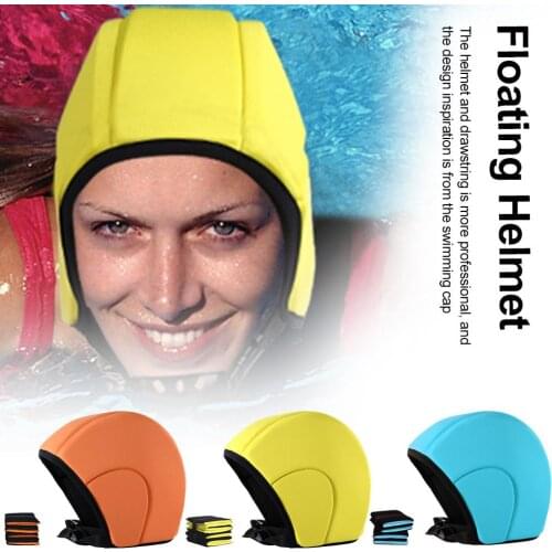 3PCS/Set Swimming Pool Floating Helmet Swimming Floating Cap for Beginners Swim Caps for Women
