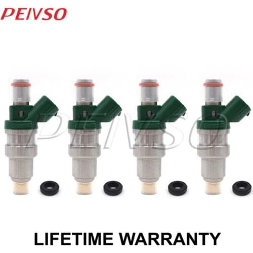 4x 23250-11110 fuel injector for TOYOTA EU Starlet 1996 Corolla 1995 1.3L 4E-FE Tercel 1994 Paseo 1994~1995 1.5L 5E-FE