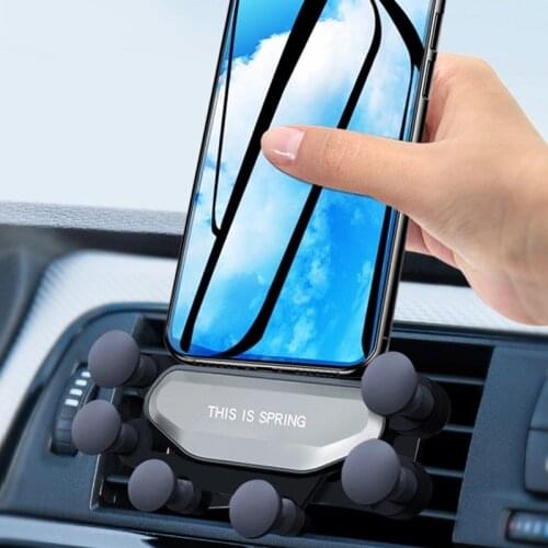 New Stable Universal Car Phone Holder GPS Stand Gravity Stand For Phone in Car Stand No Magnetic For iPhone11 X 8 Xiaomi Support
